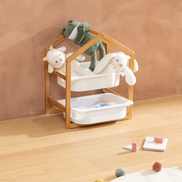 Mueble de almacenamiento con 2 cajas extraíbles