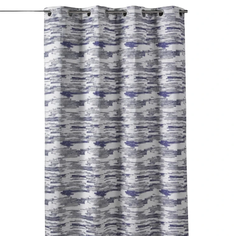 Cortina jacquard estampado militar