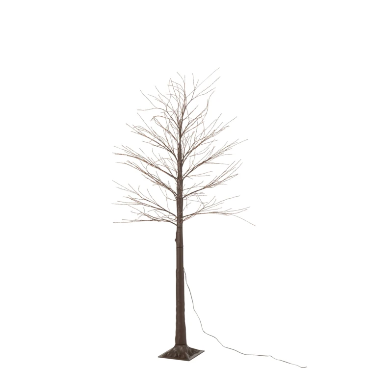 ARBRE 2000 LED PLASTIQUE MARRON MEDIUM