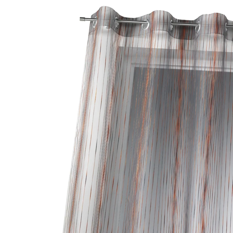 Voilage en organza multicolore tissé