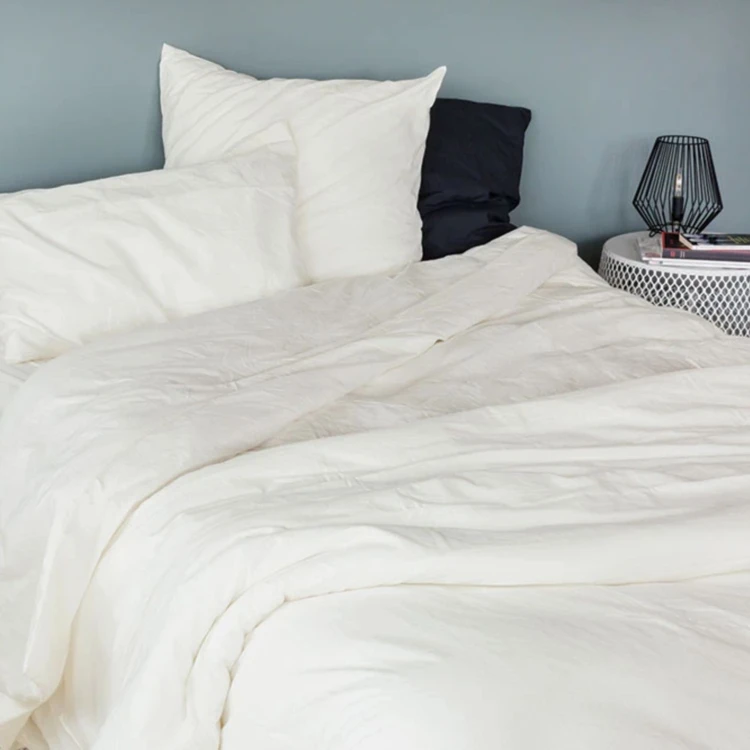 Housse de couette coton Lavé Oekotex