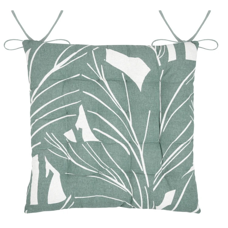Galette de chaise motif floral