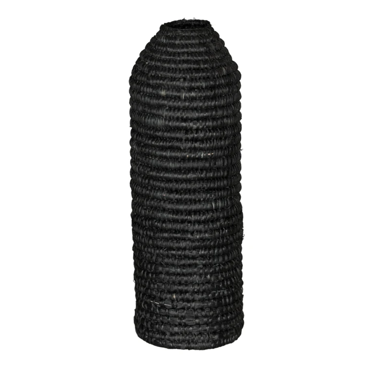 Cache bouteille en paille