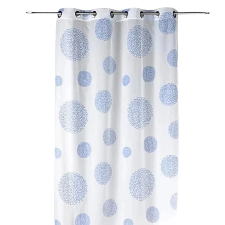 Voilage motif rond impression magnétique