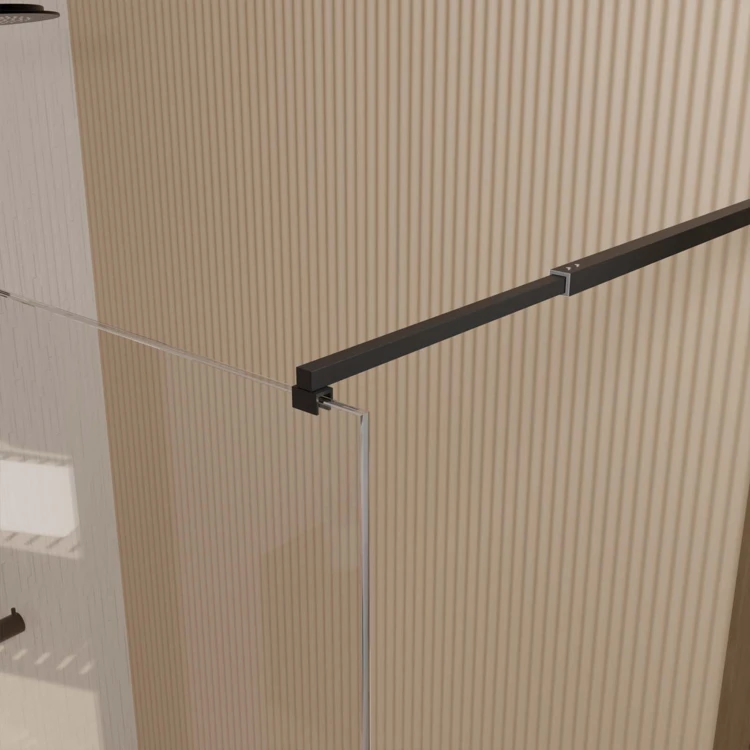 Paroi de douche à l’italienne en verre trempé 8 mm anticalcaire