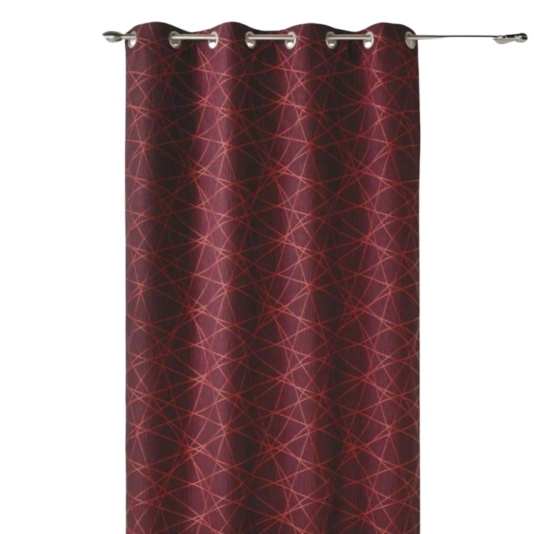 Rideau en Jacquard à Imprimés Design