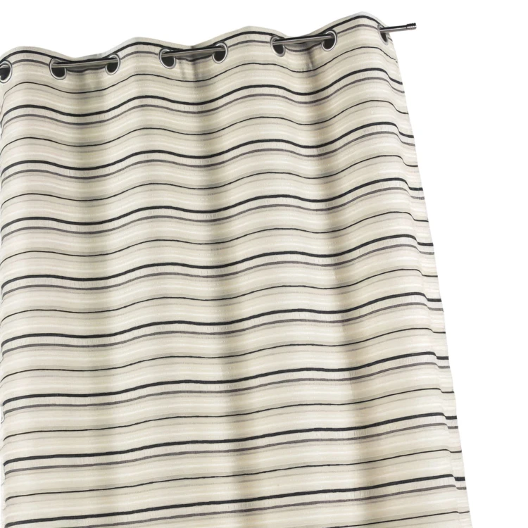 Wärmeschützender Jacquard-Vorhang mit feinen Streifen