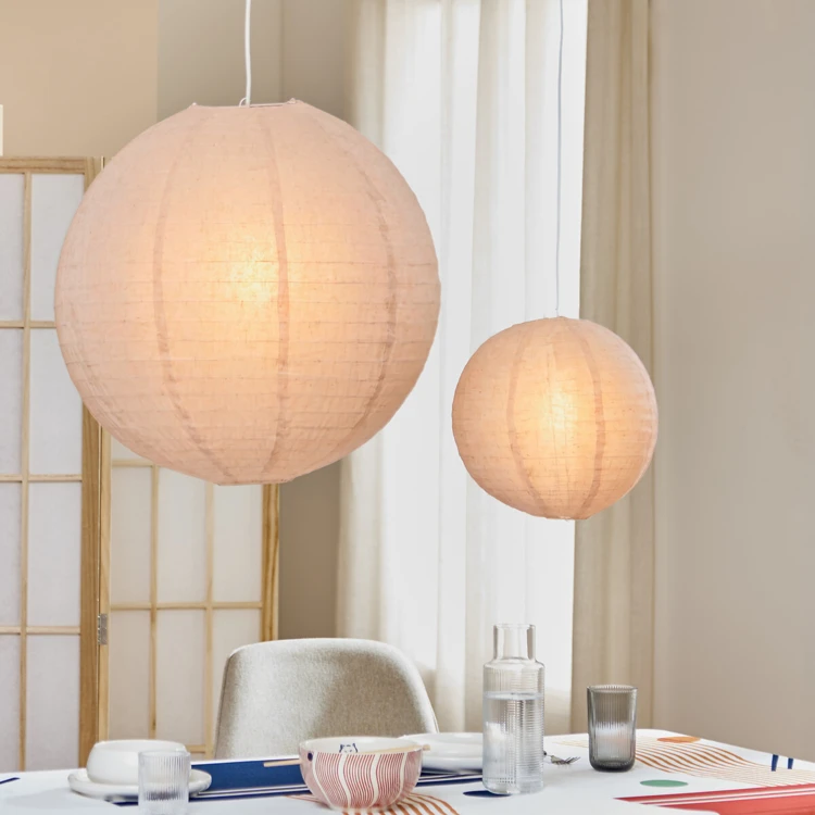 Lanterne japonaise en lin