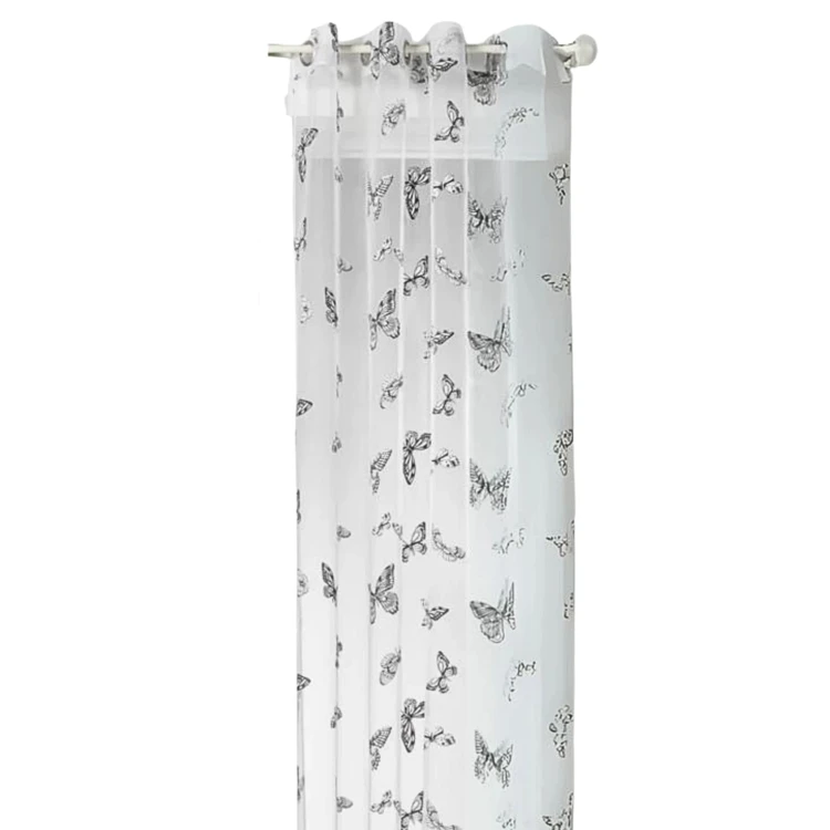 Fertigvorhang Voile "Schmetterlinge"
