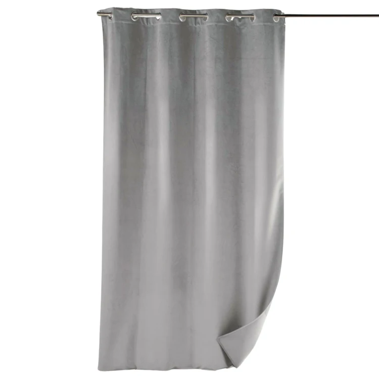Rideau en velours tamisant fluide