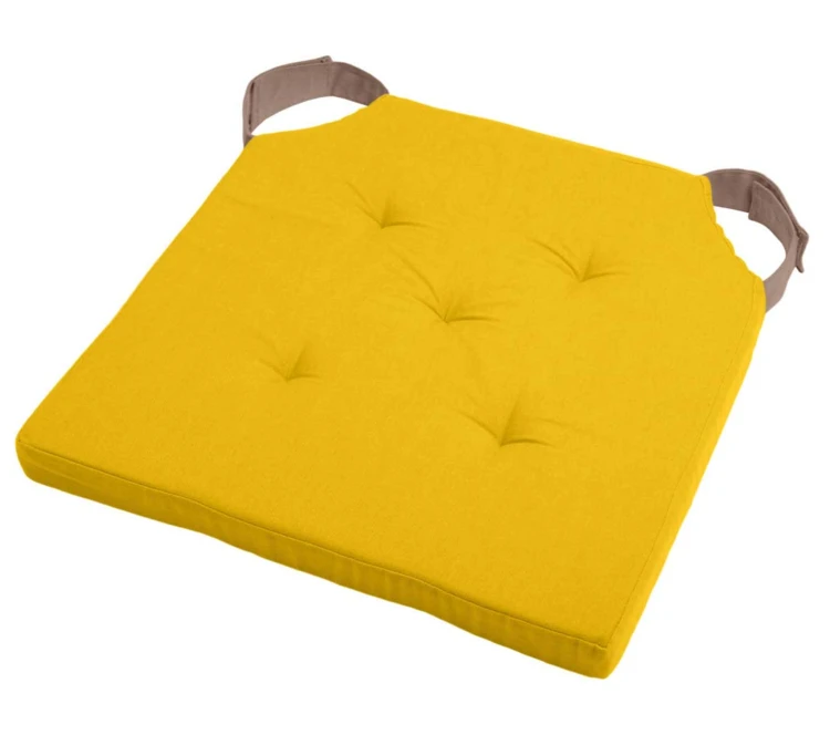 Coussin de chaise bicolore