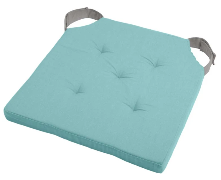 Coussin de chaise bicolore