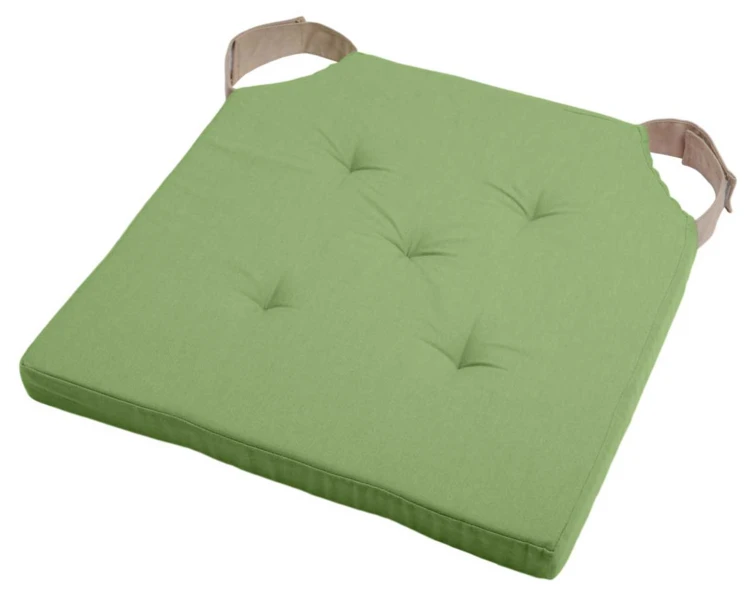 Coussin de chaise bicolore