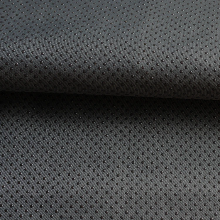 Tissu antidérapant motif pois en relief