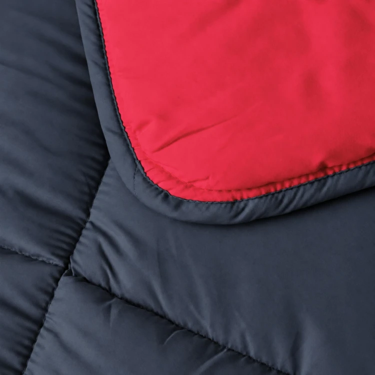 Couette chaude microfibre bicolore 400 gr/m2