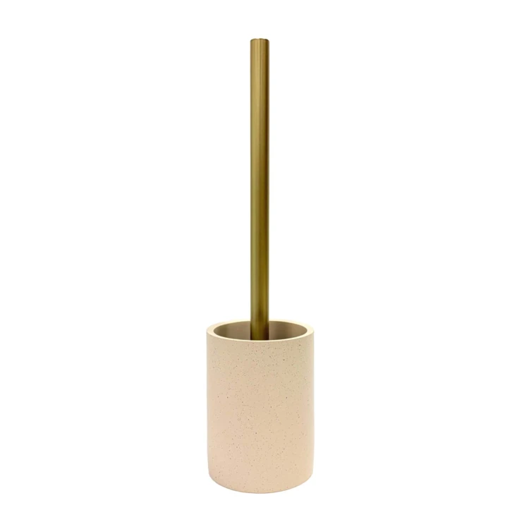 Toiletborstel met houder van polyresin