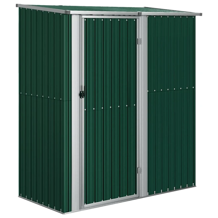 Abri de jardin avec porte verrouillable en acier galvanisé