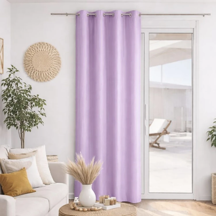 Rideau d'Ameublement en Microfibre Uni