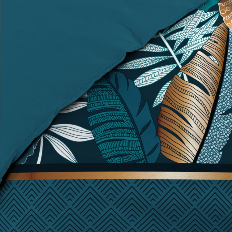 Parure de lit  Alianor Feuilles exotiques