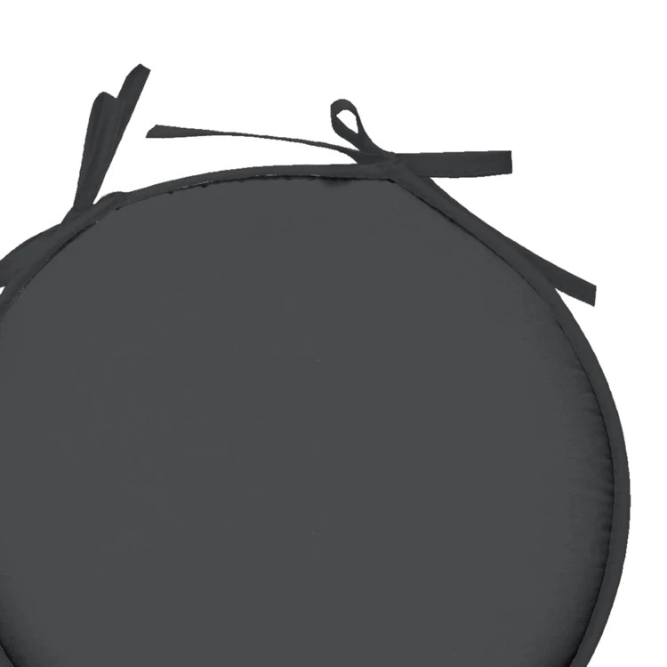 Galette de chaise ronde unie aux multiples couleurs