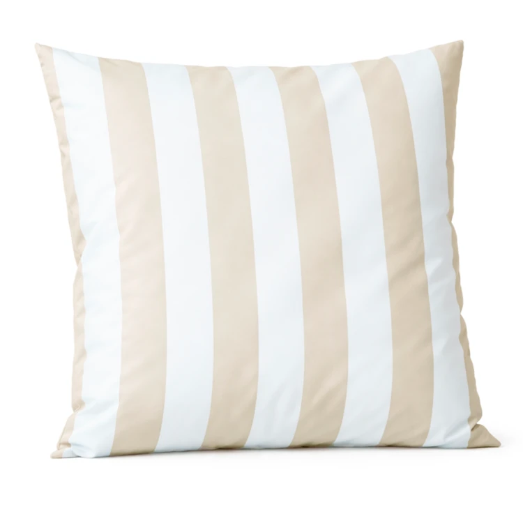 Coussin imperméable déhoussable à rayures