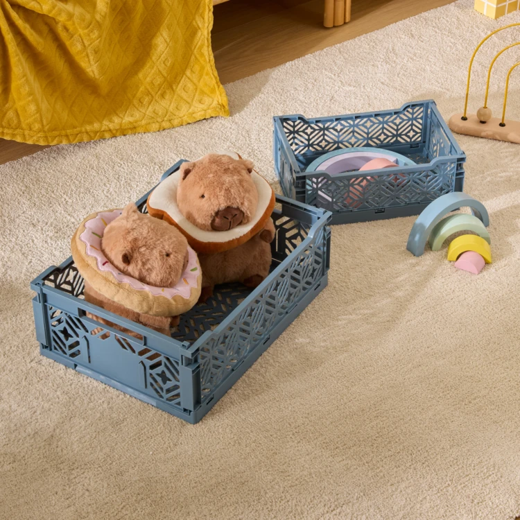 Cagette pliante de rangement ajourée