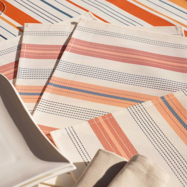 Mantel individual rectangular revestido