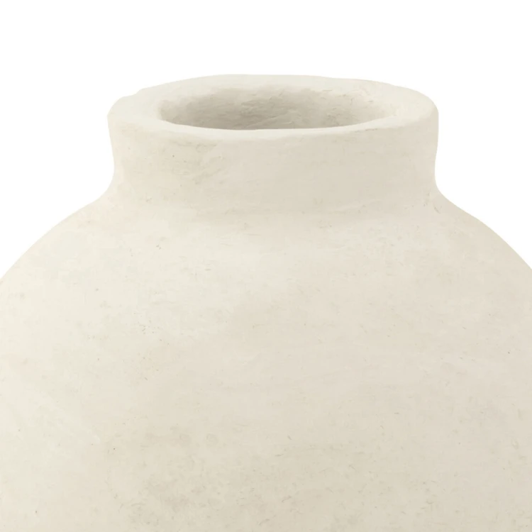 Vase décoratif rond en papier mâché