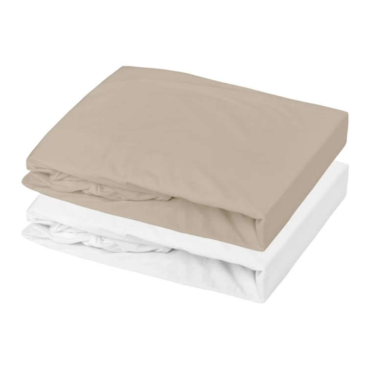 Lot alèse imperméable et drap-housse bébé en coton