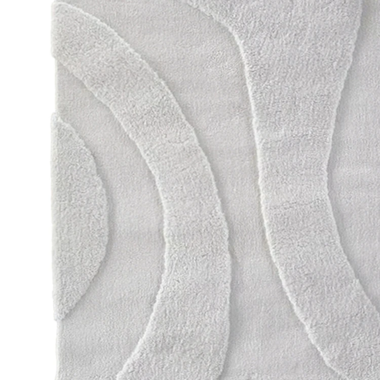 Alfombra de salón, relieve ondulado, efecto texturizado