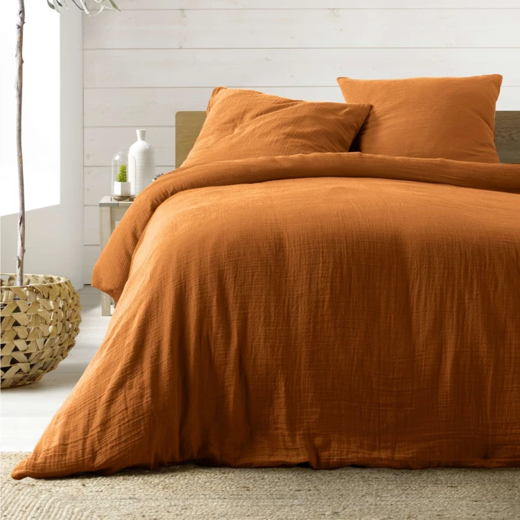 Juego de cama en gasa de algodón