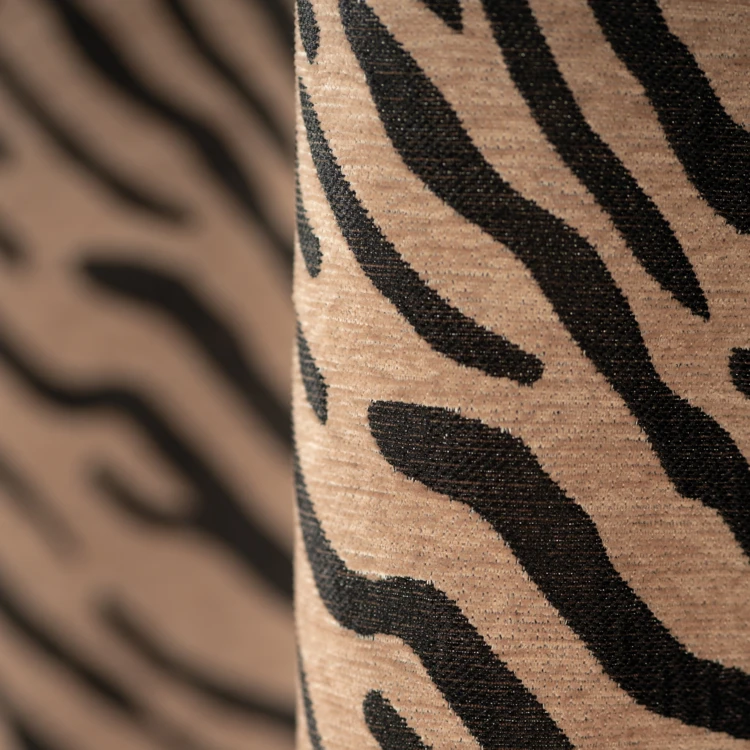 Rideau jacquard zèbre