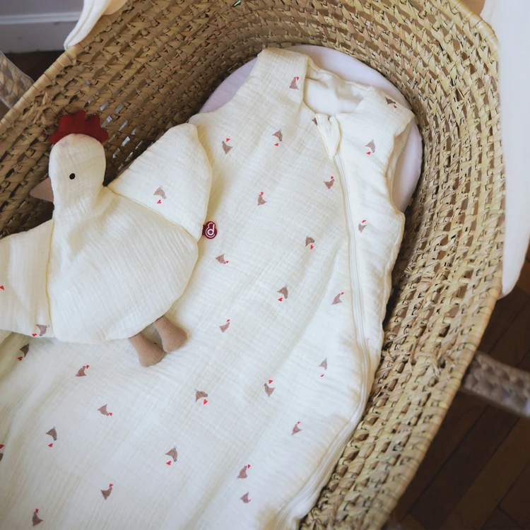 Ärmelloser Babyschlafsack Love 0-6 Monate