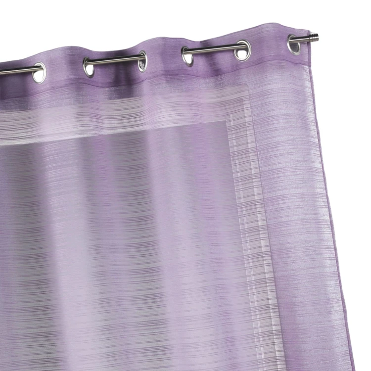 Voilage fantaisie à fines rayures