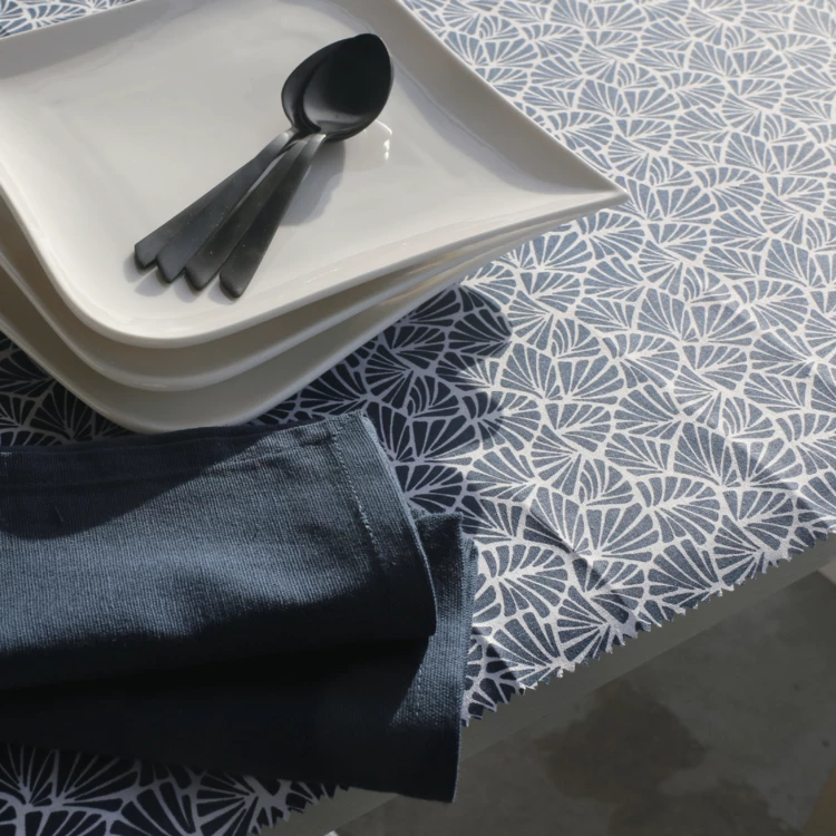 Rechteckige Tischdecke aus 100% beschichtetem Baumwolle