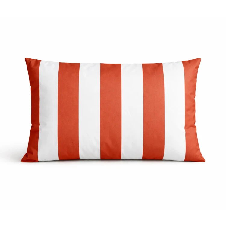 Coussin imperméable déhoussable à rayures