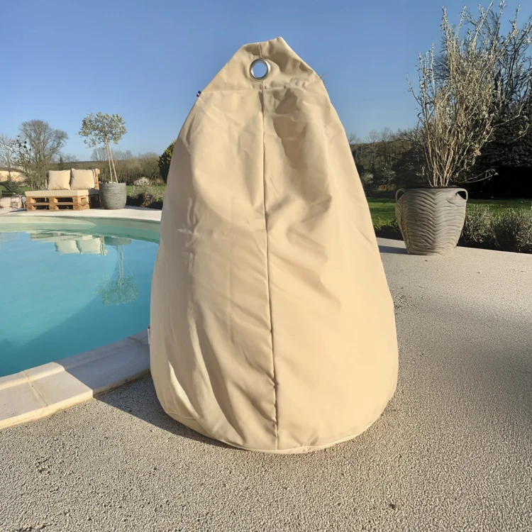 Pouf poire à microbille