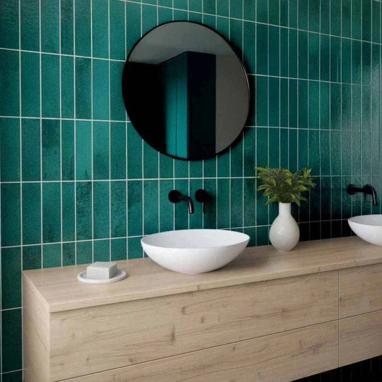 Crédence adhésive murale 3D effet carrelage 4 pièces