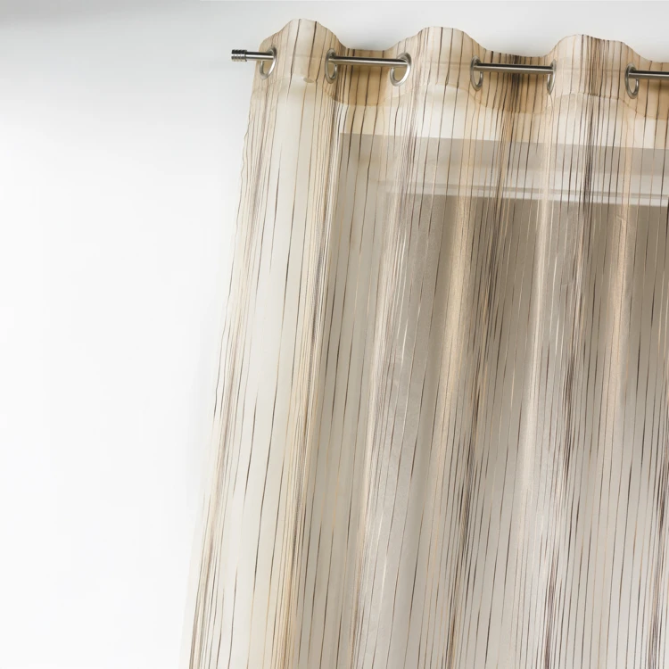 Voilage en organza multicolore tissé