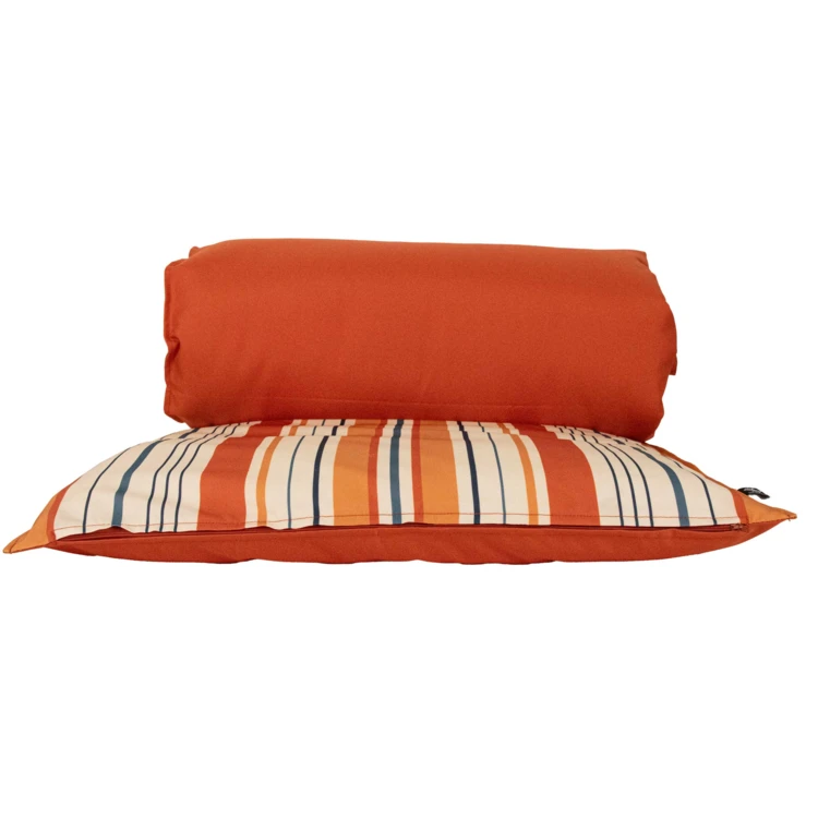 Matelas bain de soleil extérieur rayé