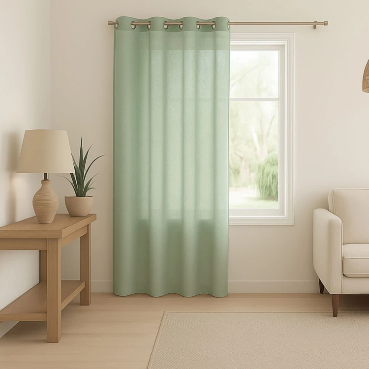 Voilage léger à l'aspect lin