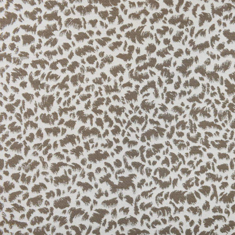 Rideau jacquard abstrait texturé à oeillets