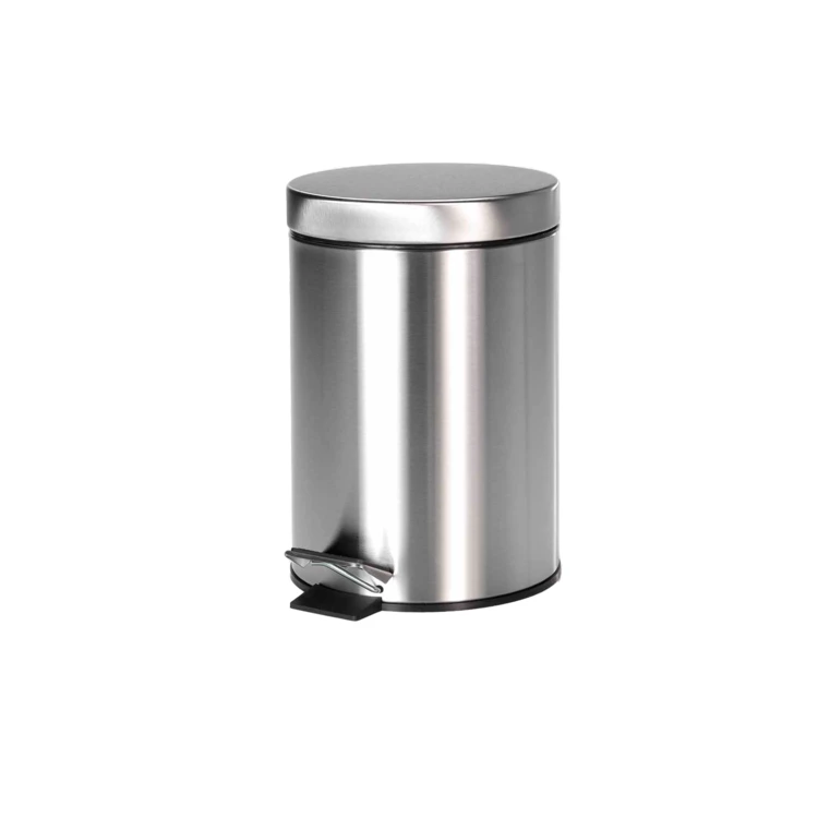 Poubelle à pédale en inox
