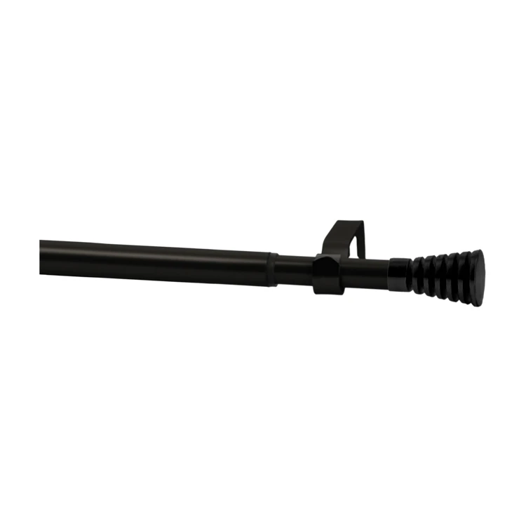 Kit de barra extensible de metal con extremos acanalados de 19/16 mm de diámetro