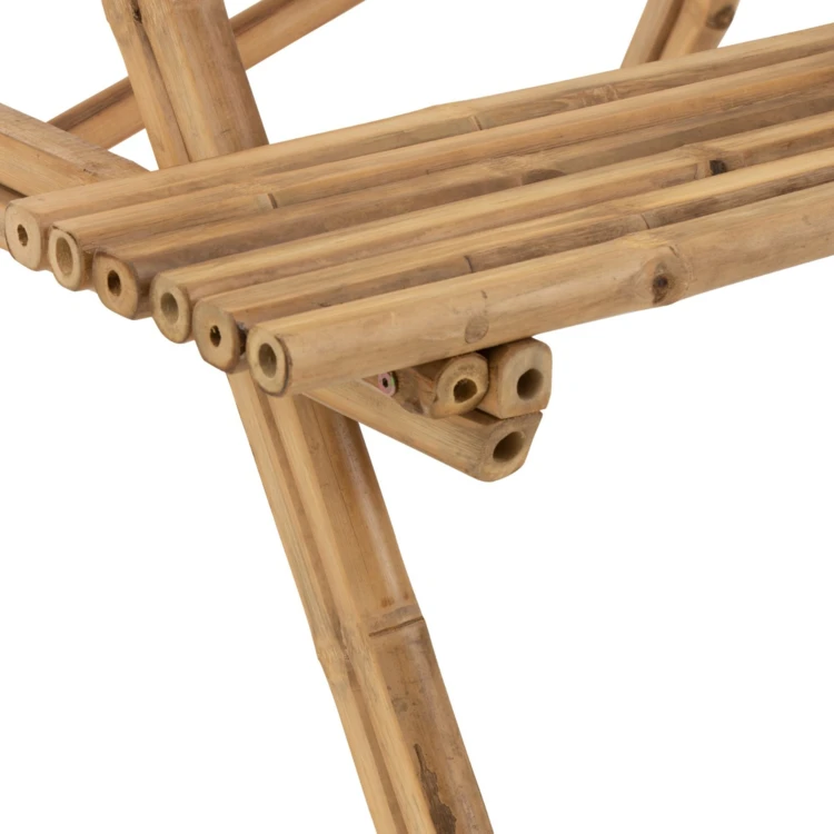 Table de pique-nique en bambou naturel