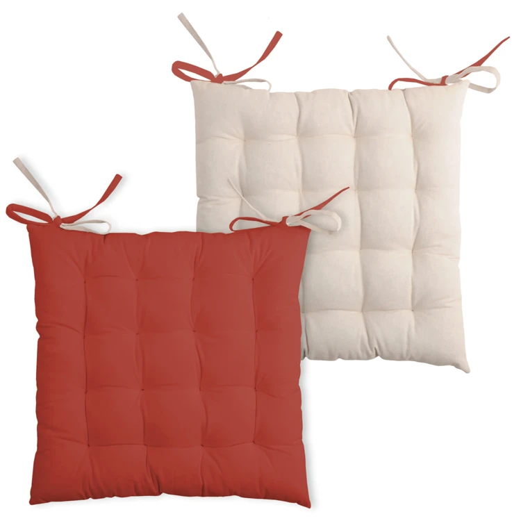 Galette de chaise bicolore