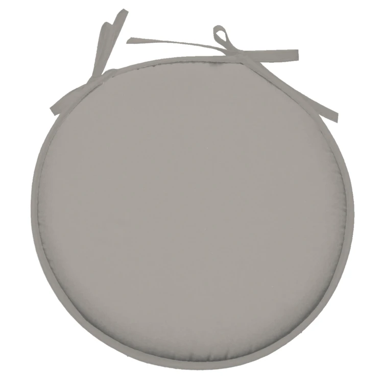 Galette de chaise ronde unie aux multiples couleurs