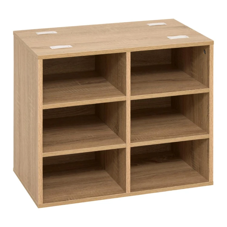 Banc range-chaussures avec assise et étagères modulables