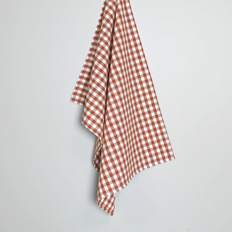 Torchon de cuisine en coton motif vichy