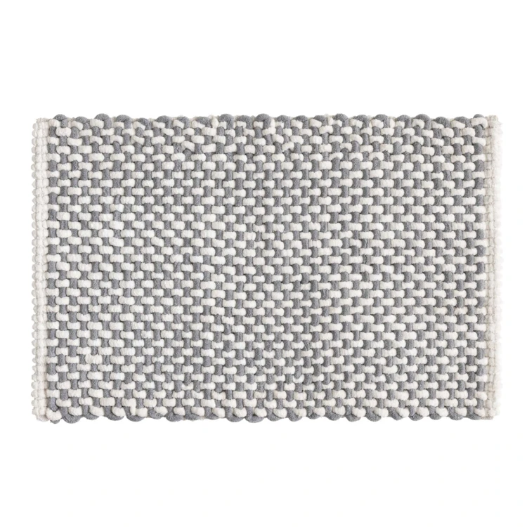 Tapis de bain en polycoton chenille ultra-absorbant